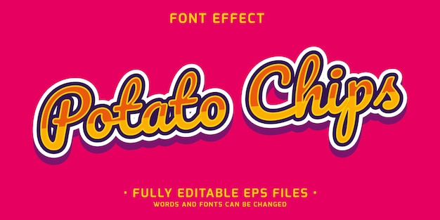 efecto de texto de estilo cursivo en color vibrante