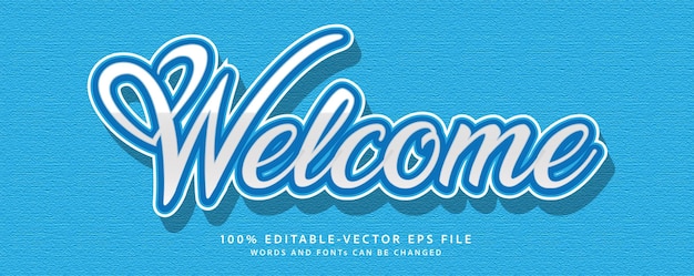Efecto de texto de estilo editable