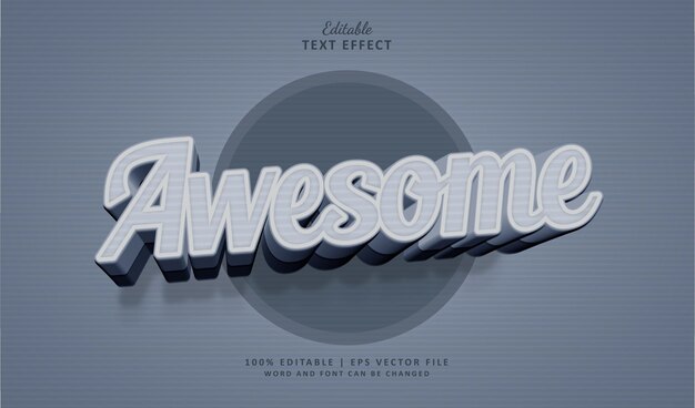 Efecto de texto Estilo impresionante Editable Estilo de efecto de texto Vintage Retro Viejo