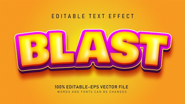 Efecto de texto explosivo