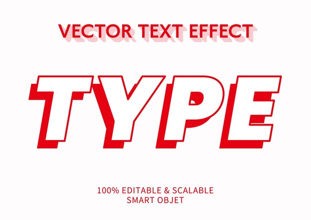 Efecto de texto F29 de fuentes vectoriales editables