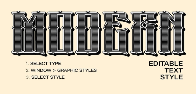 Efecto de texto para fuente estilo gráfico retro vintage solución tipográfica creativa para el viejo Texas