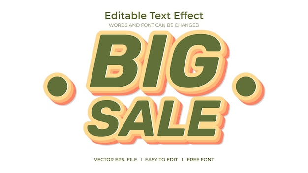 Efecto de texto gran venta