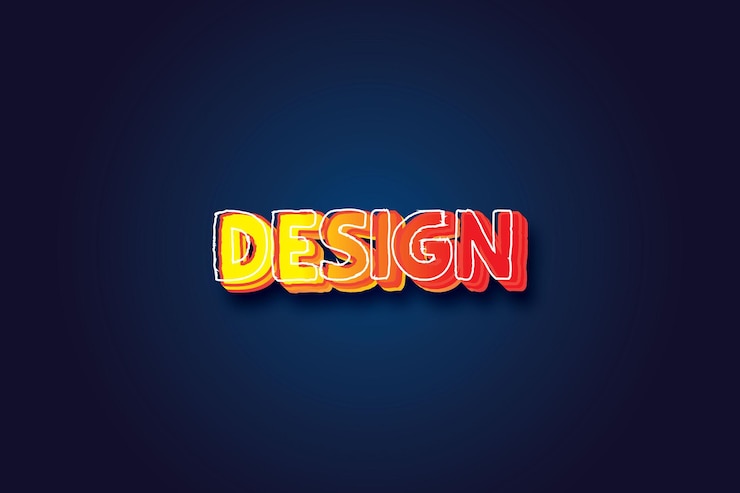 Vector efecto de texto de iluminación 3d moderno con fondo de nubes