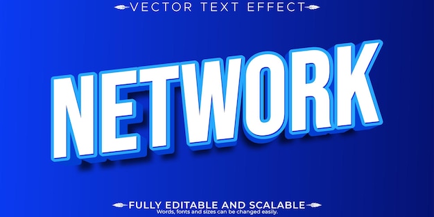 Efecto de texto de inteligencia artificial estilo de texto de tecnología y ciencia editable