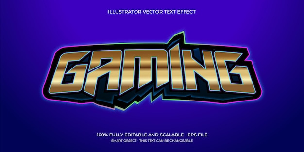 efecto de texto de juego