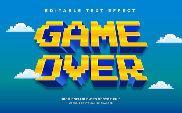Efecto de texto del juego