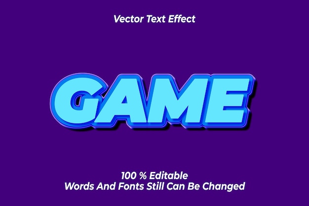 Efecto de texto del juego