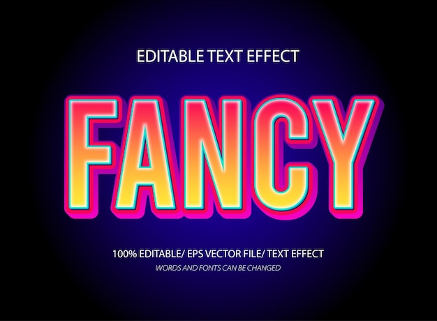 Efecto de texto de lujo