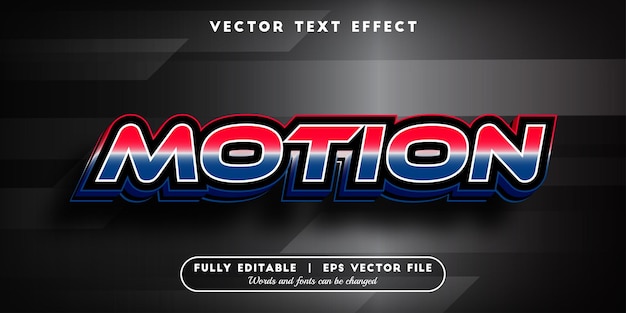 Efecto de texto en movimiento con estilo de fuente editable