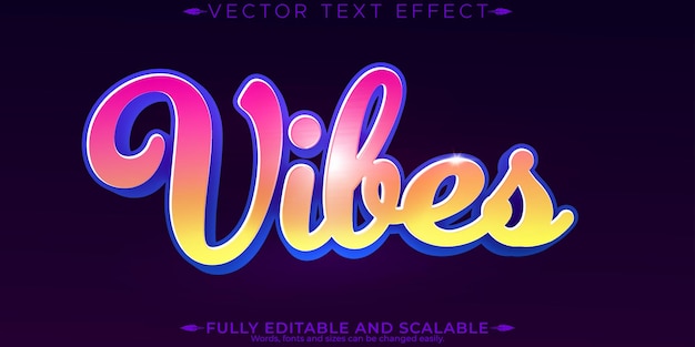 Efecto de texto musical estilo de texto editable de fiesta y discoteca