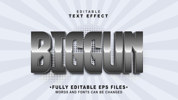 Efecto de texto en negrita 3D