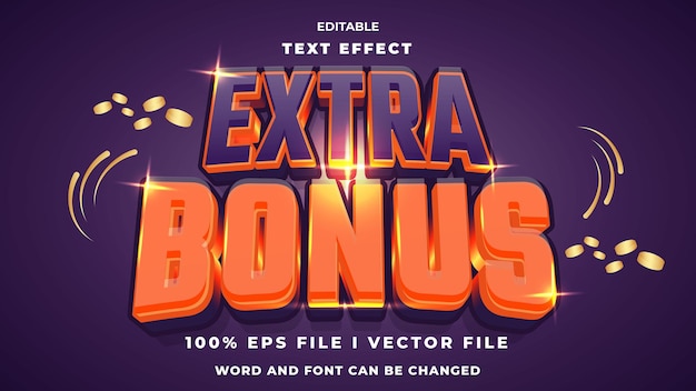 Efecto de texto en negrita extra de 3d