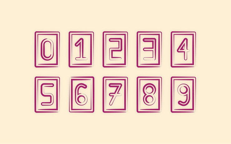 Vector efecto de texto de número de vector
