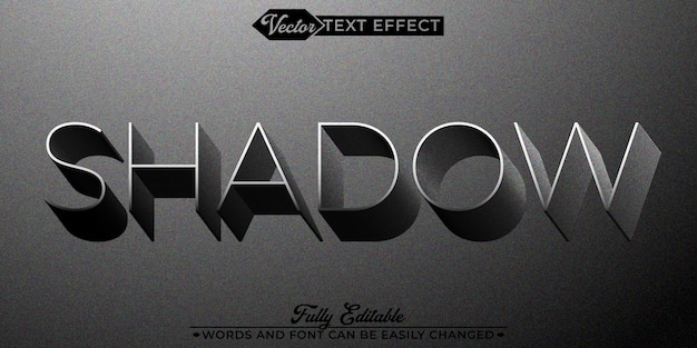 Efecto de texto de objeto inteligente totalmente editable de vector de sombra verde