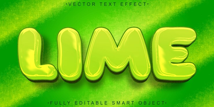 Vector efecto de texto de objeto inteligente totalmente editable vectorial