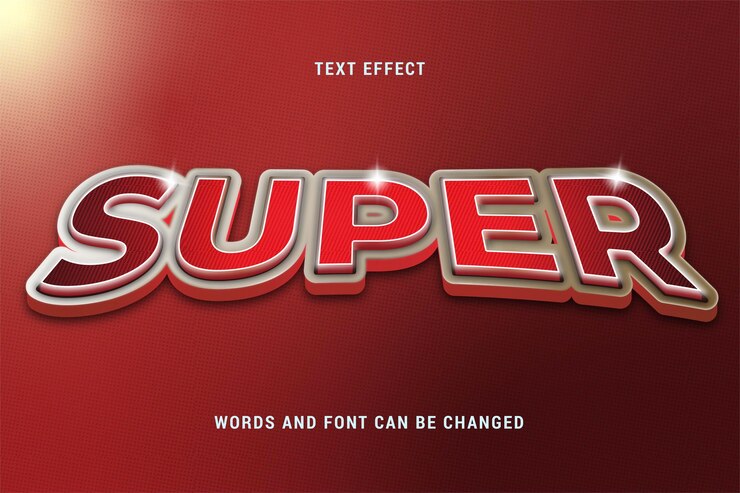 Vector efecto de texto omni editable eps cc