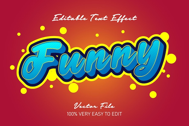 efecto de texto pop divertido