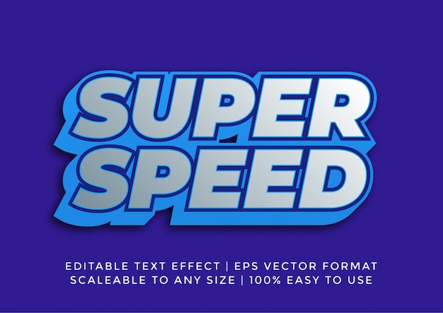Efecto de texto de promoción digital 3D vibrante
