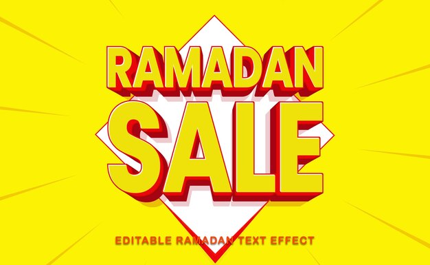 Efecto de texto Ramadán Kareem