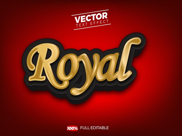 Efecto de texto real en 3D