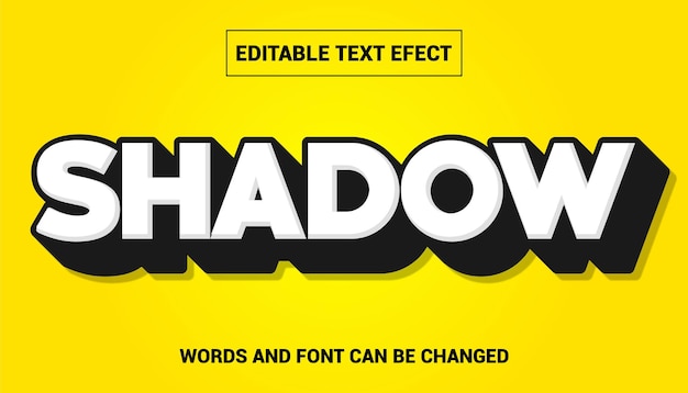 Efecto de texto de sombra