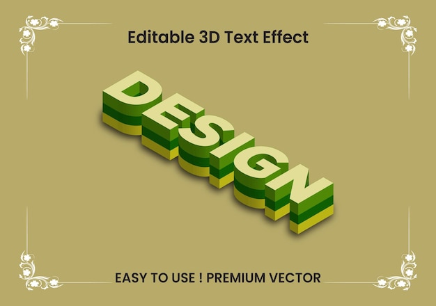 Efecto de texto súper editable para Illustrator