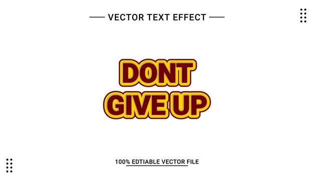 Efecto de texto totalmente editable