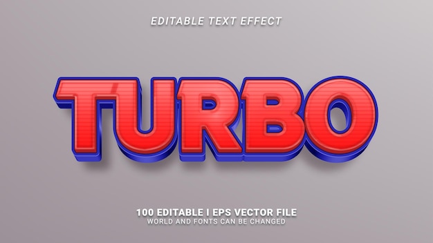 Efecto de texto turbo