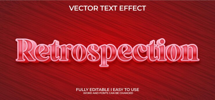 Vector efecto de texto vectorial 3d totalmente editable