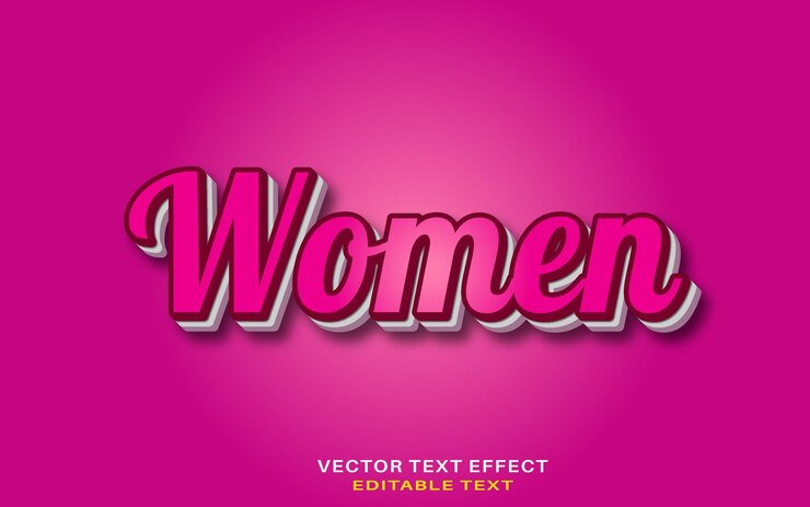 Vector efecto de texto vectorial editable 3d