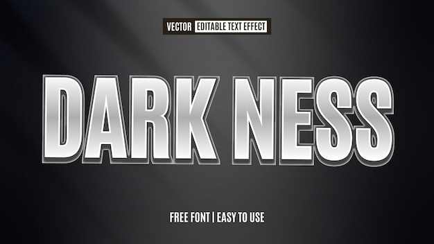 Efecto de texto vectorial