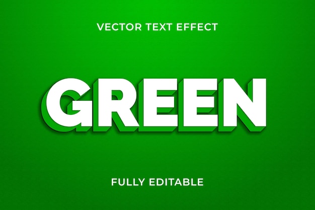 Efecto de texto verde