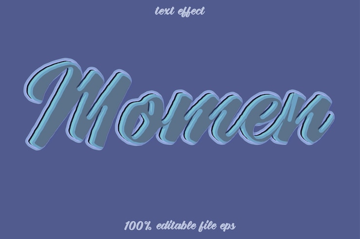 Vector efecto de texto
