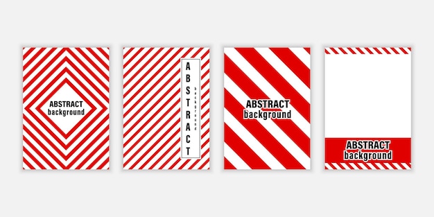 Efecto de textura vector rojo y blanco fondo abstracto rayado