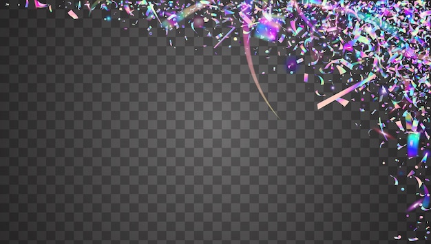 Efecto transparente Fiesta Foil Neon Tinsel Retro Vaporwave Wa