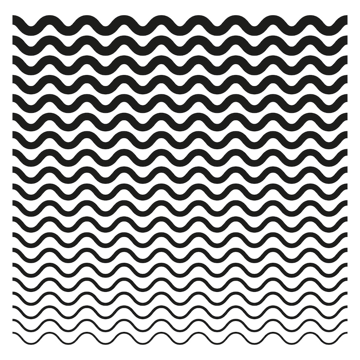 Vector efecto zigzag ondulado repetible ilustración vectorial eps 10 imagen de archivo