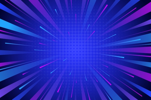 Efecto de zoom de fondo de gradiente