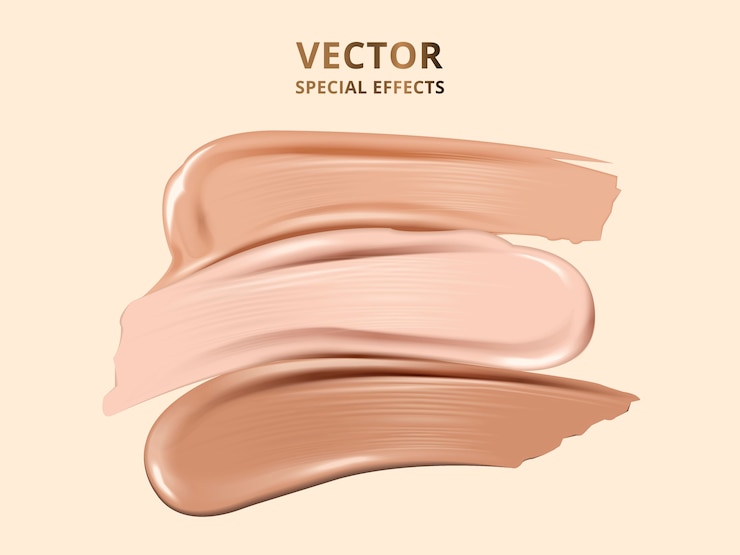 Vector efectos de base tricolor, textura de base sobre fondo beige