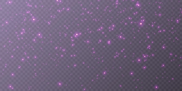 Efectos de luz con brillo brillante. Hermoso efecto de destello de lente con bokeh, partículas de polvo brillantes.