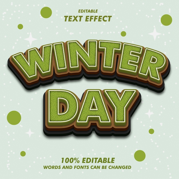 EFECTOS DEL TEXTO DEL DÍA DE INVIERNO