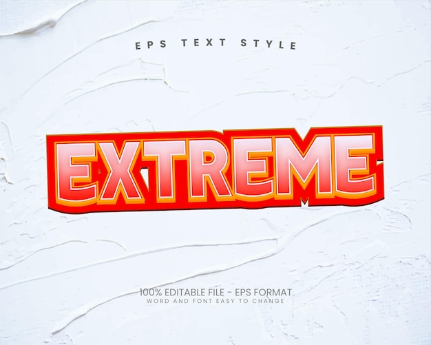 Efectos de texto editables en 3D Adventure