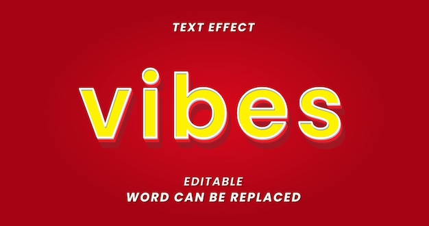 Efectos de texto editables con vibes text