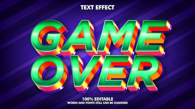 efectos de texto editables