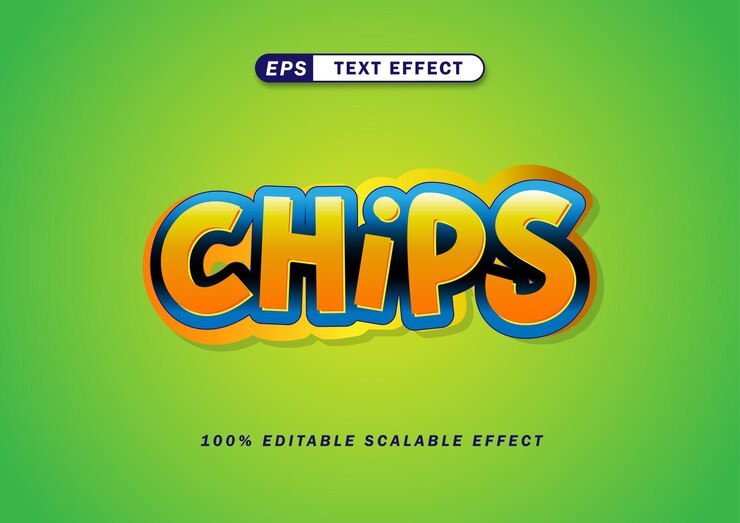 Vector efectos de texto editables