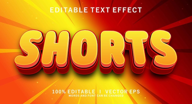 efectos de texto vectorial con diseño de estilo moderno