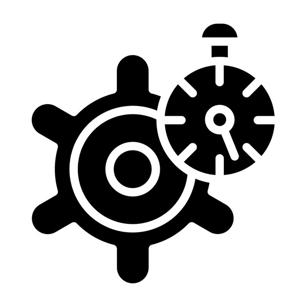 Eficiencia del diseño vectorial Icon Icon Style