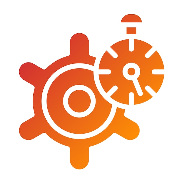 Eficiencia del diseño vectorial Icon Icon Style
