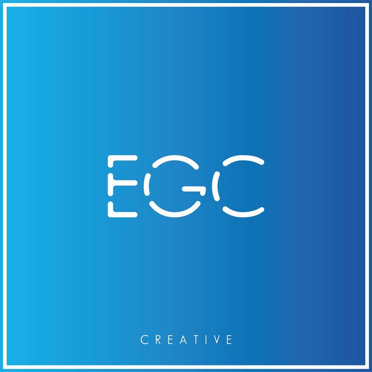 Vector egc premium vector último diseño de logotipo diseño creativo de logotipo ilustración vectorial logotipo mínimo monograma
