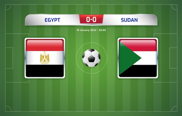 Egipto vs sudán marcador transmisión deporte fútbol fútbol torneo de áfrica 2021 grupo d